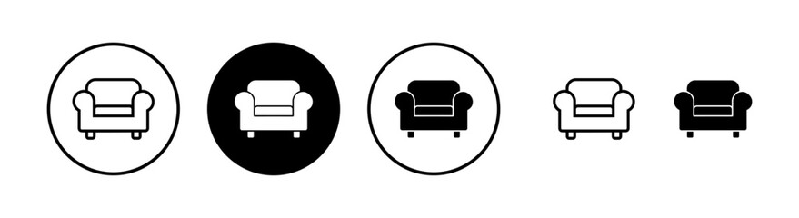 Sofa icon vector illustration. sofa sign and symbol. furniture icon