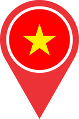 Pin map location of  Vietnam 2023031163