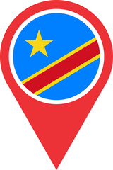 Pin map location of Congo 2023031181