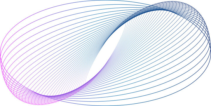 Gradient geometric whirl pattern.
