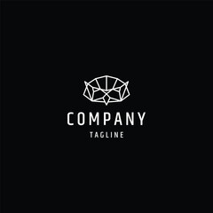 Fototapeta premium Owl logo design vector template