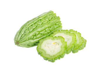 Bitter melon isolated on transparent png