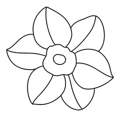 Fototapeta na wymiar flower, Hand-drawn illustration, Spring season