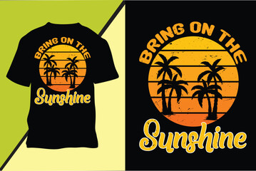 Beach T-shirt Design