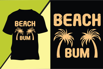 Beach T-shirt Design