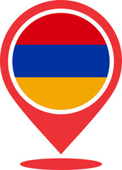 Armenia pin map location 20230311108