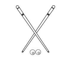 cue stick icon