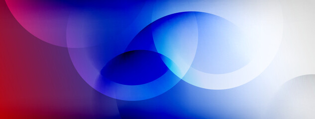 Light geometric abstract background with lines, circles