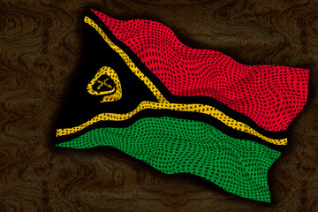 National flag  of Vanuatu. Background  with flag  of Vanuatu