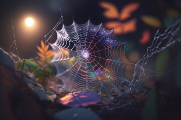 spiderweb created using Generative AI Technology