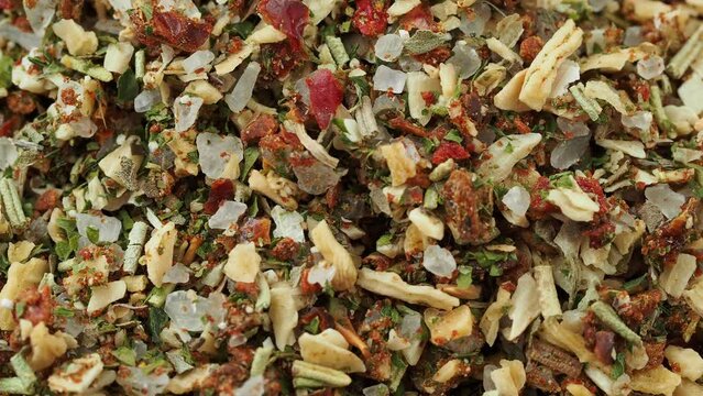 Organic dry BBQ steak seasoning rub