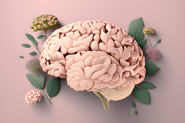 Flowers and Leaves Show the Intricacy of Brain Hemispheres