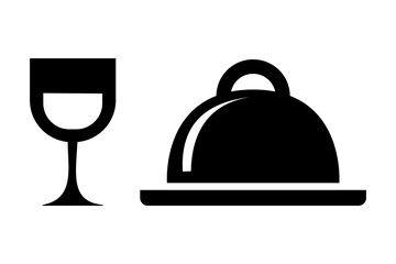 Kitchen Utensils Silhouette Vector	