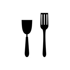 Kitchen Utensils Silhouette Vector	