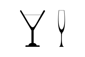 Kitchen Utensils Silhouette Vector	