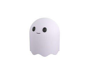 Little Spooky character in 3d rendering