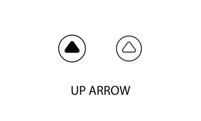 Up arrow double icon design stock illustration