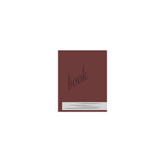 book illustration, book icon with an elegant concept, suitable for simple designs