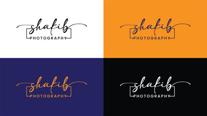  Photography Signature Logo Design