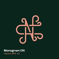 Monogram Logo CN