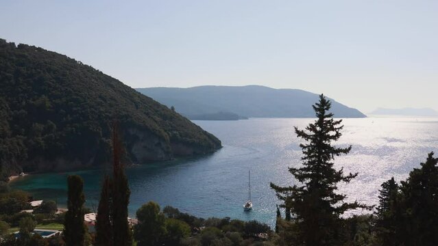 Landscapes of Lefkada Island, Greece