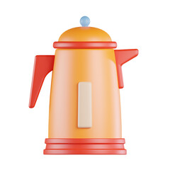 Electric Kettle 3D Icon