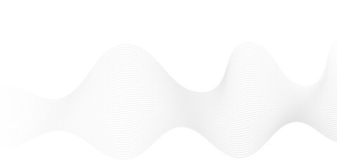 Abstract white paper wave background and abstract gradiant and white wave curve lines banner background design. Vector illustration. Modern template abstract design flowing particles wave.