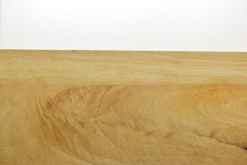 wood cutting board texture on white background