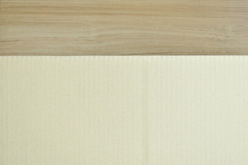Naklejka na ściany i meble brown cardboard box, paper texture background