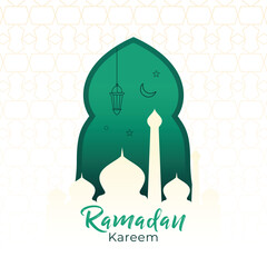 Ramadan kareem muslim festival background design
