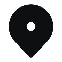 Location Pin Icon For Web UI Design