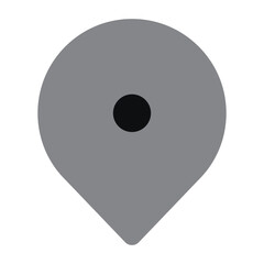 Location Pin Icon For Web UI Design