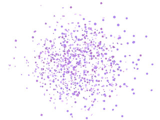 Festive pattern with confetti on white. Holiday texture from glitters. Abstract colored frame. Print for banner, flyer, poster and textile