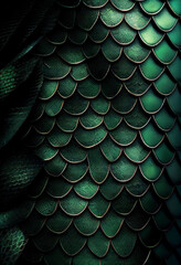 Snake skin background. Close up. generative AI