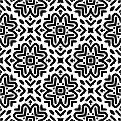 Vector monochrome pattern, Abstract texture for fabric print, card, table cloth, furniture, banner, cover, invitation, decoration, wrapping.seamless repeating pattern.Black and 
white color.