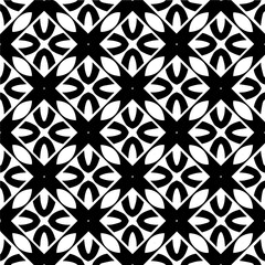 Vector monochrome pattern, Abstract texture for fabric print, card, table cloth, furniture, banner, cover, invitation, decoration, wrapping.seamless repeating pattern.Black and 
white color.