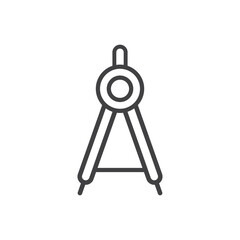 Drawing compass icon