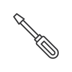 Screwdriver icon - repair tool icon