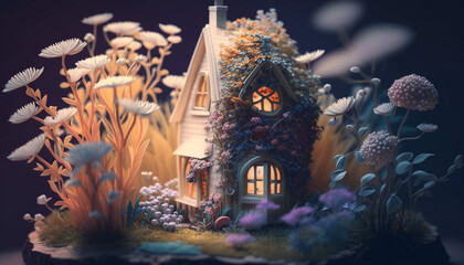 Obraz premium fairy garden