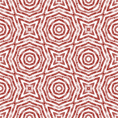 Exotic seamless pattern. Wine red symmetrical