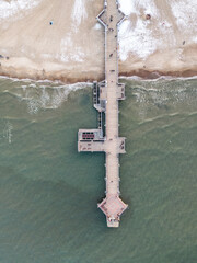 Gdańsk Brzeźno Molo Promenada Pomorskie Poland 