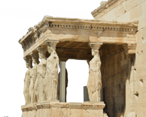 parthenon in Athens greece ancient monuments caryatids