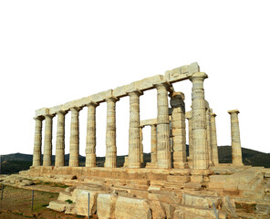 Fototapeta premium sounio poseidon ancient temple in athens greece