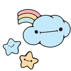 Beautiful unicorn illustration, children's vector. cute hand drawn doodle sweet dreams