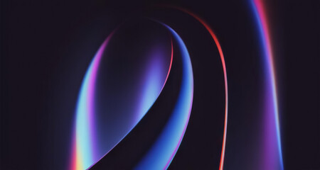 Metallic Holographic Abstract