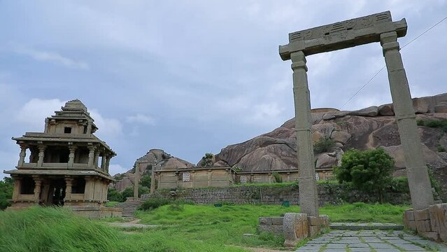 A Hidembeswara renowned temple located on top of a hill inside the fort
