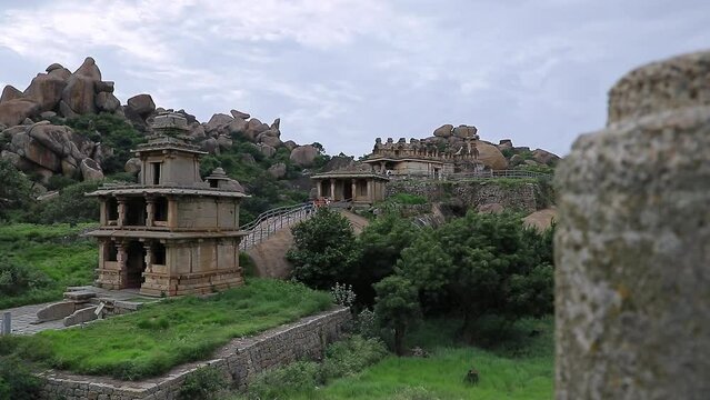 A Hidembeswara renowned temple located on top of a hill inside the fort