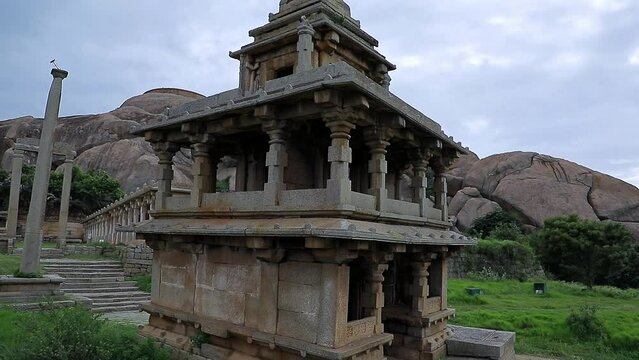 A Hidembeswara renowned temple located on top of a hill inside the fort