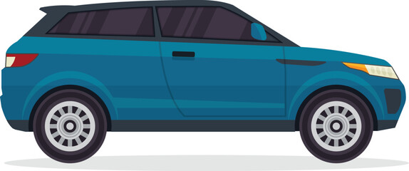 Fototapeta na wymiar blue car, Car, car background. car vector 