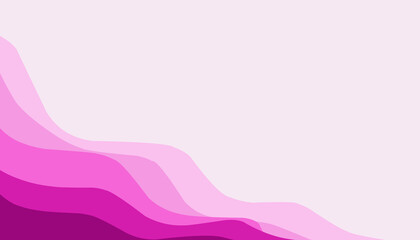 Abstract background illustration of pink waves. Perfect for website wallpapers, posters, banners, photo frames, book covers, invitation covers